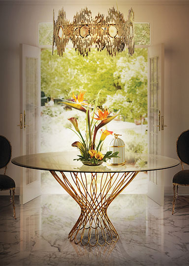 ALLURE DINING TABLE by KOKET