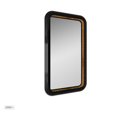 Ring Rectangular  Mirror  Boca Do Lobo Love Happens