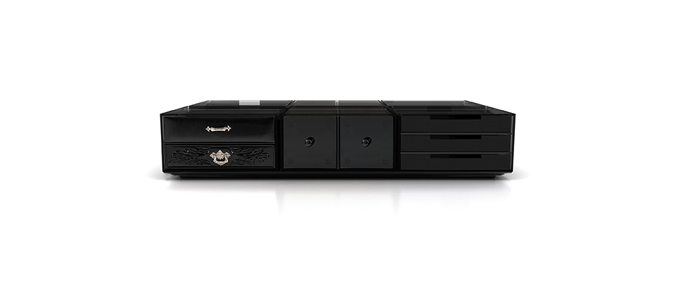 Soho Black Coffee Table Boca do Lobo Love Happens