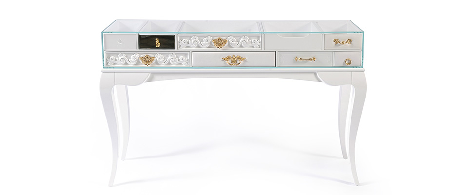York White Console  BOCA DO LOBO Love Happens