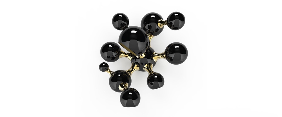 Atomic  Sconce  Delightfull Love Happens