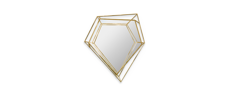 Diamond  Mirror  Essential Home Love Happens