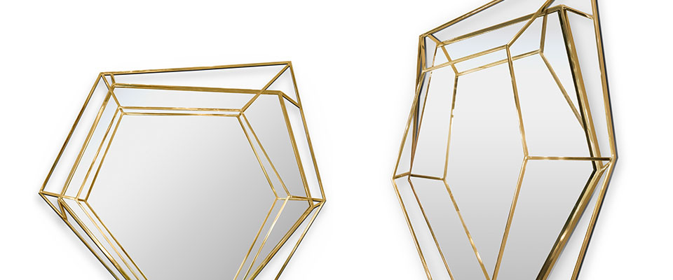 Diamond  Mirror  Essential Home Love Happens