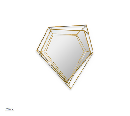 Diamond  Mirror  Essential Home Love Happens