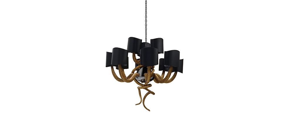 Serpentine Chandelier KOKET Love Happens